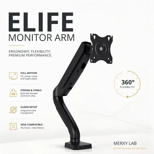 Elite Monitor Arm - Accessories